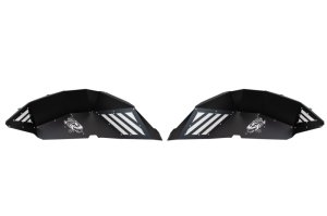 Jeep Wrangler Unlimited Fender Liner - Rear - Fishbone Offroad - Fishbone Offroad Aluminum - Black - `18-`27